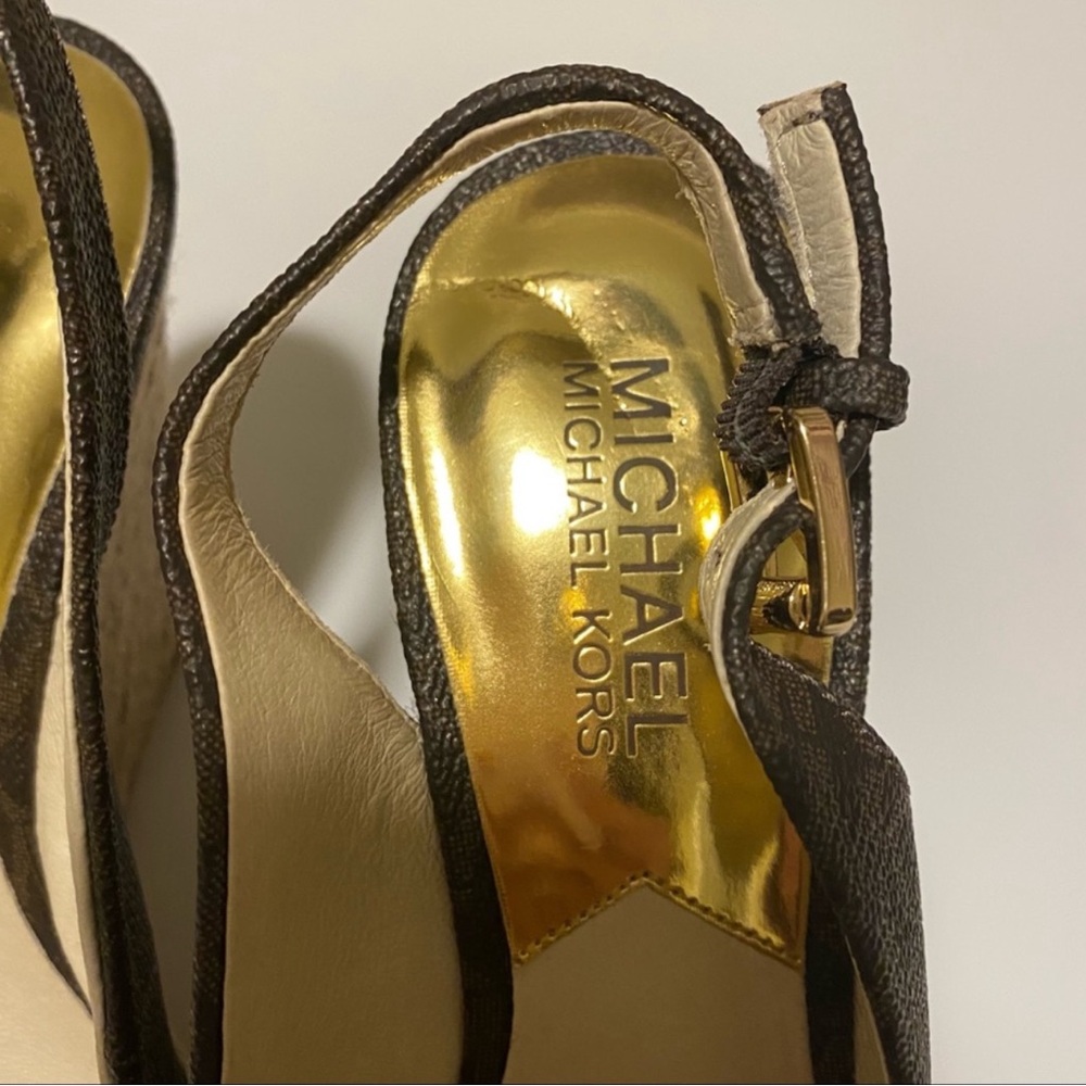 Michael Kors Keegan Sling peep toes - Picture 4 of 5